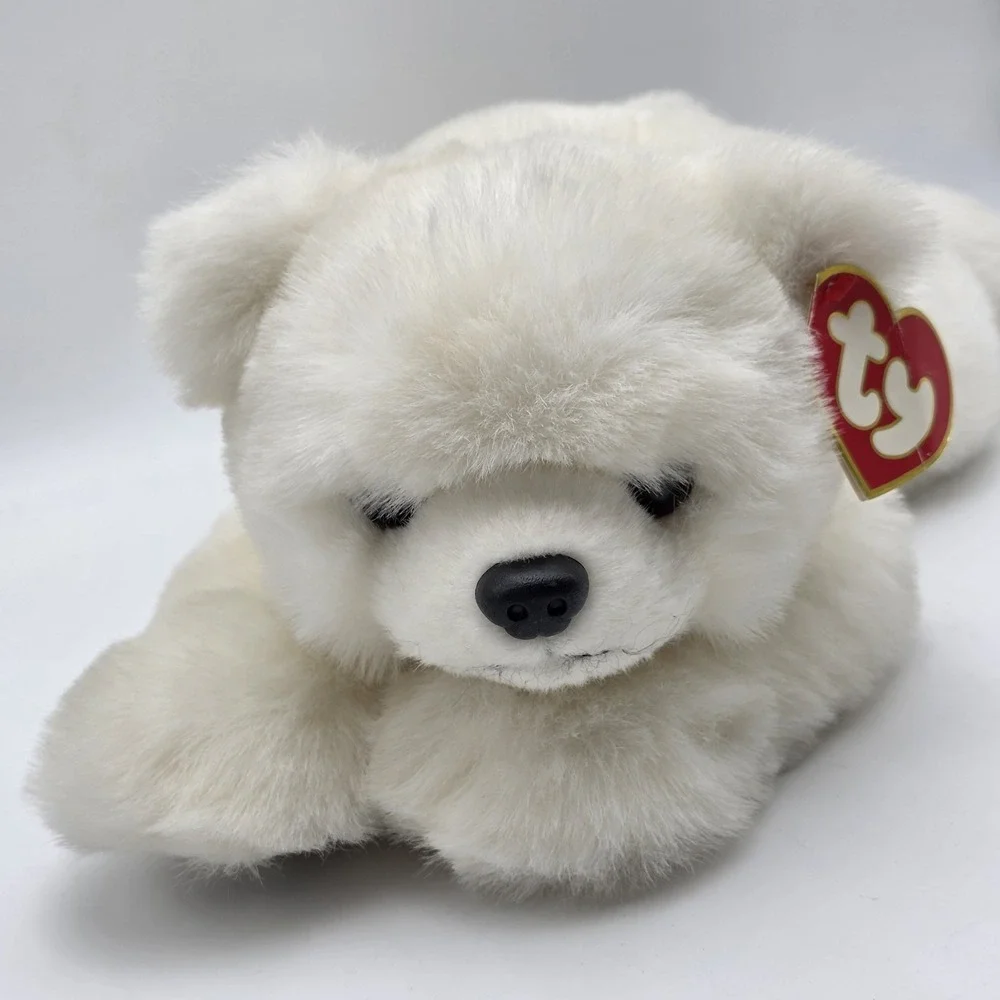 Ty Beanie Buddy Polar Bear Paws‎ Plush White 18